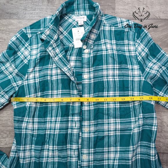 J.Crew Classic Flannel Shirt Size S - Picture 3 of 5